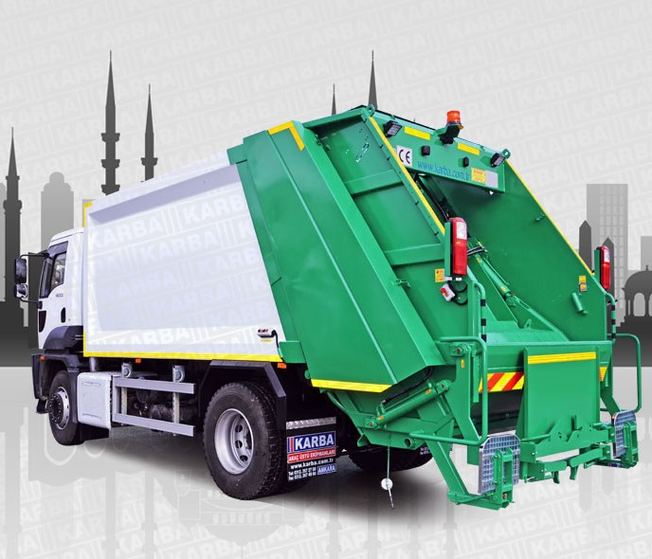 VEÍCULO DE LIXO DE COMPACTAÇÃO HIDRÁULICA